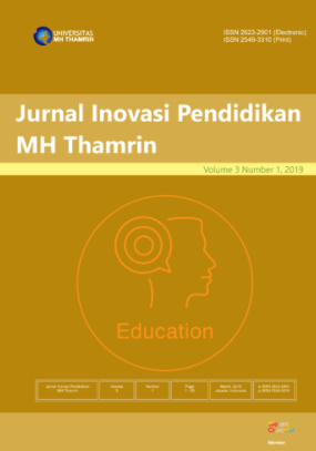 					View Vol. 5 No. 2 (2021): Jurnal Inovasi Pendidikan MH Thamrin
				
