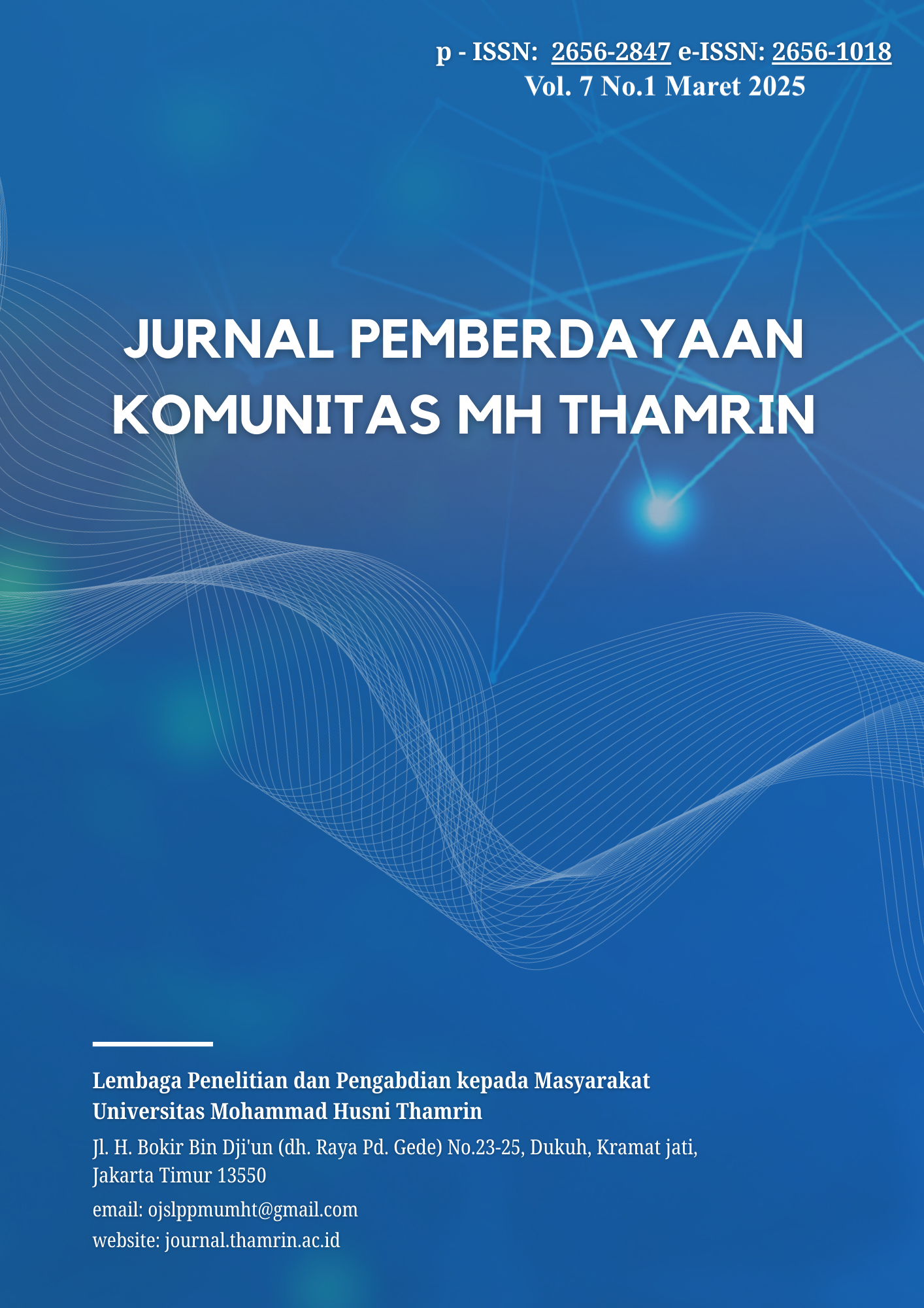 					View Vol. 7 No. 1 (2025): Jurnal Pemberdayaan Komunitas MH Thamrin
				