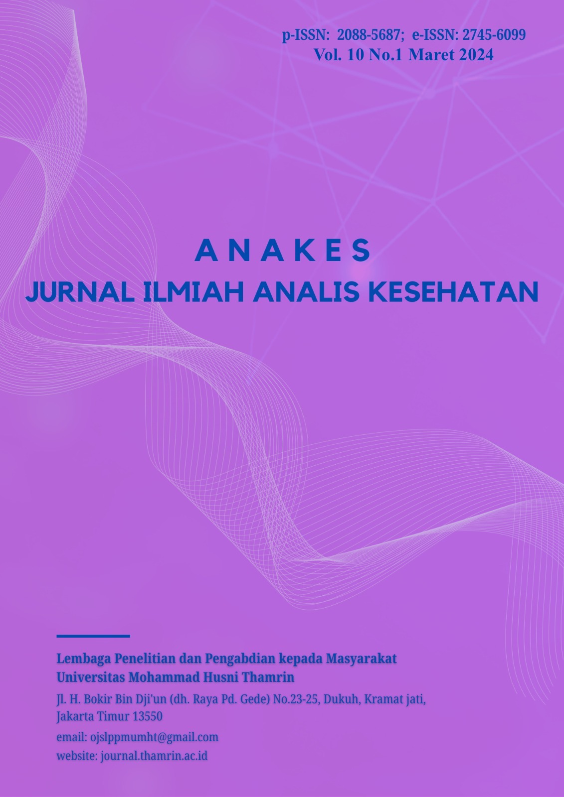 					View Vol. 10 No. 1 (2024): ANAKES: Jurnal Ilmiah Analis Kesehatan
				