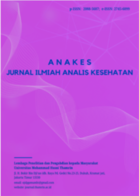 					View Vol. 12 No. 2 (2026): ANAKES: Jurnal Ilmiah Analis Kesehatan
				